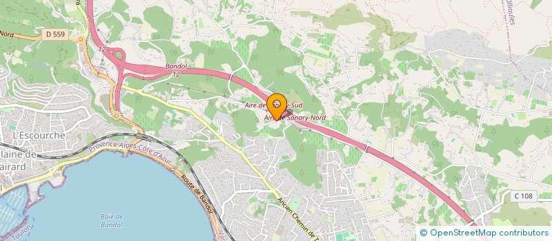 localisation de l'entreprise SARL L'ATELIER DU MED  SANARY SUR MER