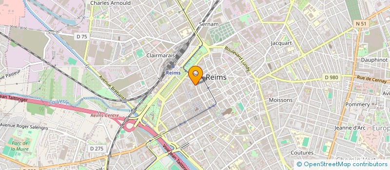 localisation de l'entreprise SARL L'ATELIER J.N.G.  REIMS