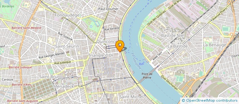 localisation de l'entreprise SARL L'ATLANTIQUE à BORDEAUX