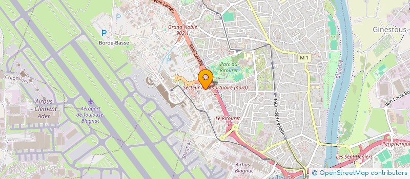 localisation de l'entreprise SARL L ATRIUM à BLAGNAC