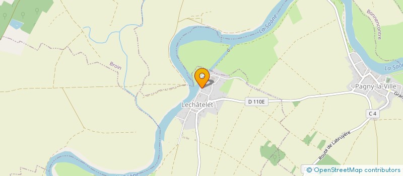 localisation de l'entreprise SARL L AUBERGE  LECHATELET