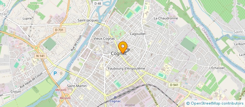 localisation de l'entreprise SARL L'AUBERGE à COGNAC