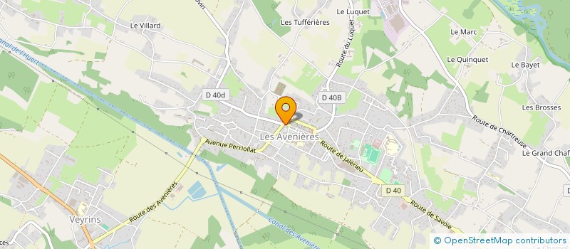 localisation de l'entreprise SARL L'AUBERGE DES AVENIERES  LES AVENIERES VEYRINS-THUELLIN