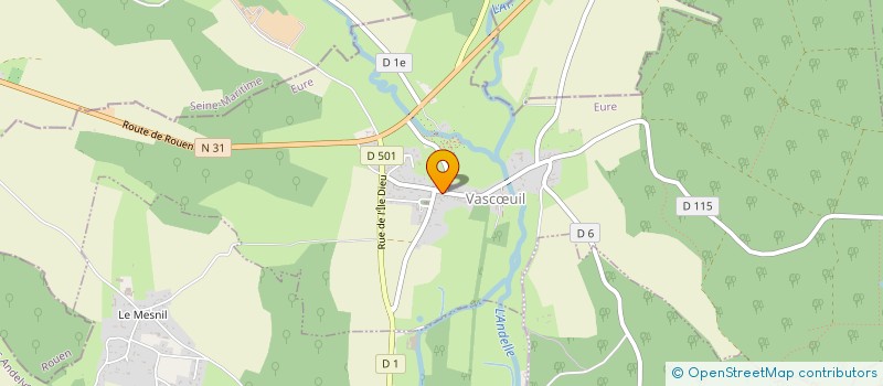 localisation de l'entreprise SARL L'AUBERGE DU CHATEAU  VASCUIL