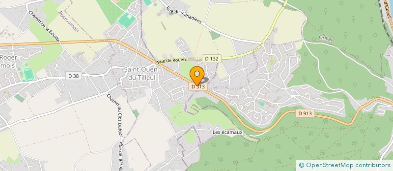 localisation de l'entreprise SARL L AUBERGE DU ROUMOIS  SAINT-OUEN-DU-TILLEUL