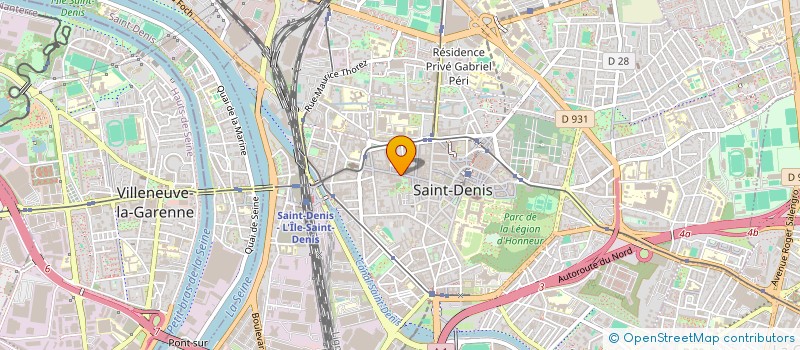 localisation de l'entreprise SARL L AURORE à SAINT-DENIS
