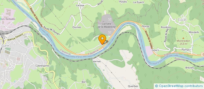 localisation de l'entreprise SARL L'AVENIR  CAPDENAC