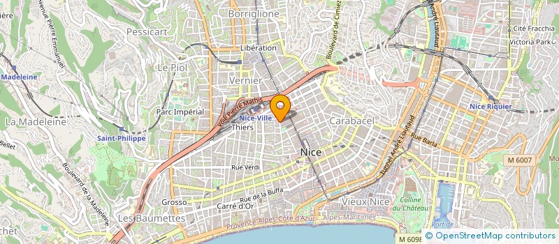 localisation de l'entreprise SARL L AVENTURA à NICE