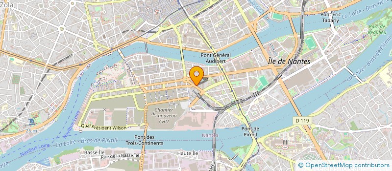 localisation de l'entreprise SARL L.B.  NANTES