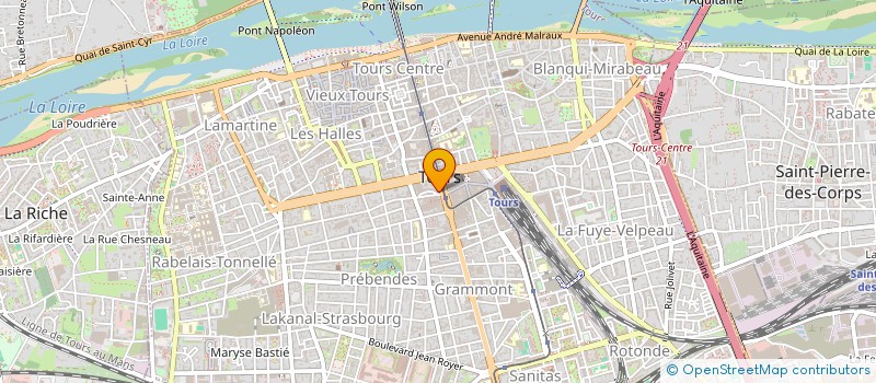 localisation de l'entreprise SARL L.B. GESTION à TOURS