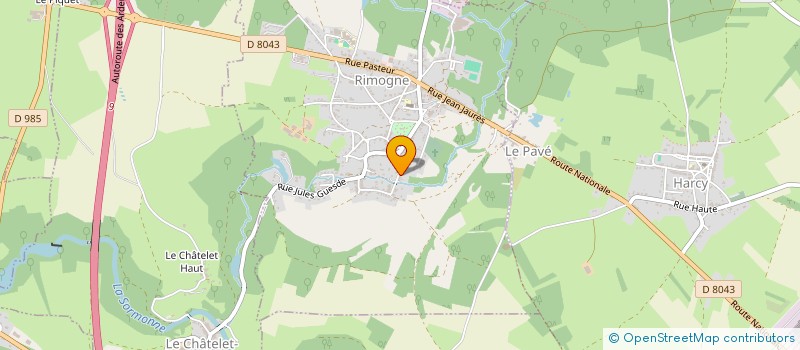 localisation de l'entreprise SARL L.C.A à RIMOGNE
