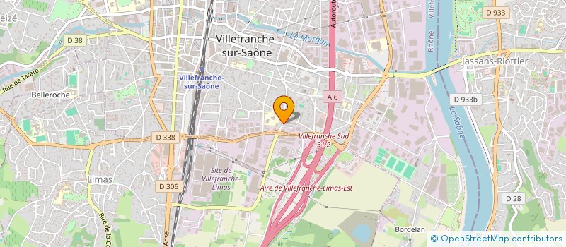 localisation de l'entreprise SARL L.C.P  VILLEFRANCHE-SUR-SAONE