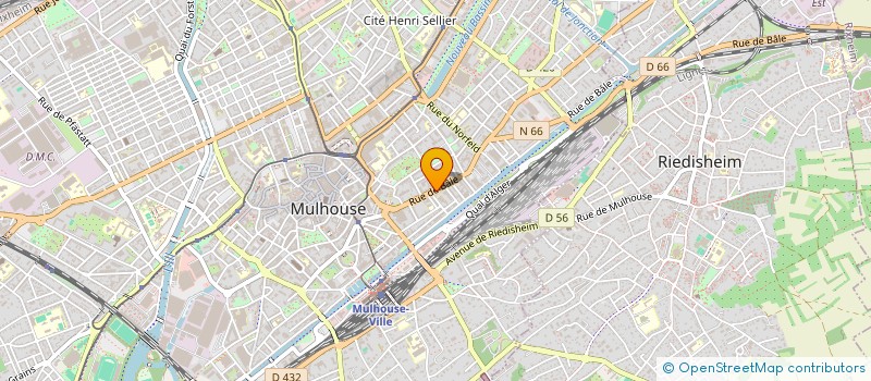 localisation de l'entreprise SARL L.C. SERVICES à MULHOUSE