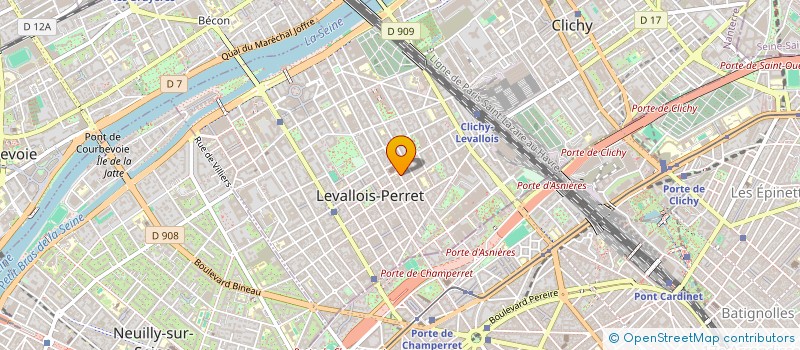 localisation de l'entreprise SARL L.C. TRANSPORTS à LEVALLOIS-PERRET