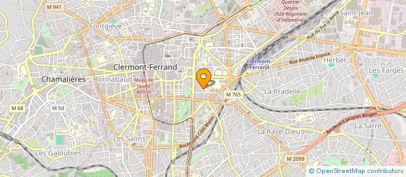 localisation de l'entreprise SARL L.D. à CLERMONT-FERRAND