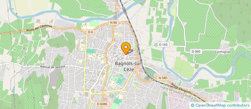 localisation de l'entreprise SARL L.D.P. à BAGNOLS-SUR-CEZE