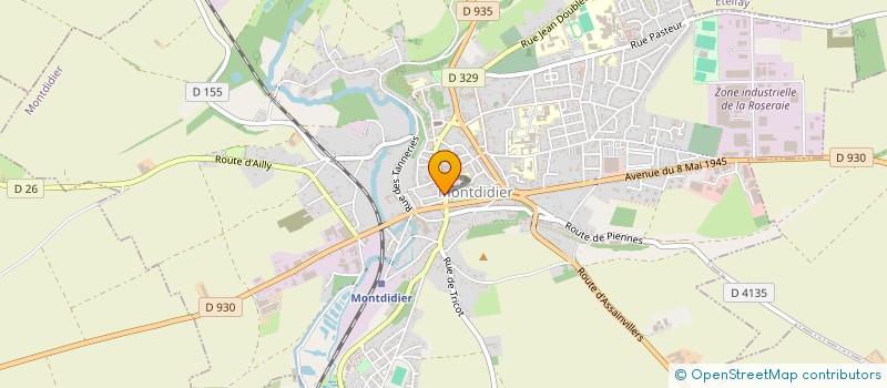 localisation de l'entreprise SARL L.D.P. à MONTDIDIER