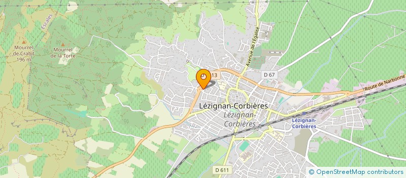localisation de l'entreprise SARL L'EBENO à LEZIGNAN-CORBIERES