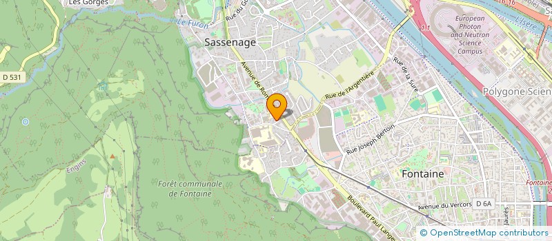 localisation de l'entreprise SARL L'ECLAIR DES ALPES à SASSENAGE