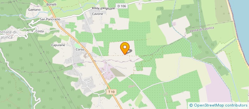 localisation de l'entreprise SARL L'ECRIN à PENTA-DI-CASINCA