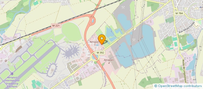 localisation de l'entreprise SARL L'ECRIN VERT  ENTZHEIM