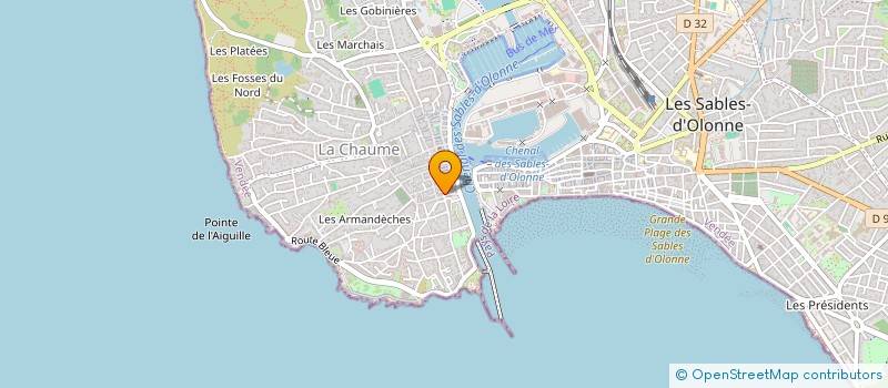 localisation de l'entreprise SARL L'ECUME à LES SABLES D'OLONNE