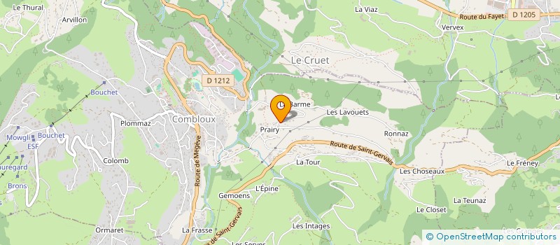 localisation de l'entreprise SARL L'ECUREUIL à COMBLOUX