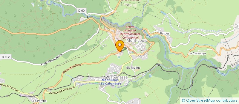 localisation de l'entreprise SARL L EDELWEISS  LA CABANASSE