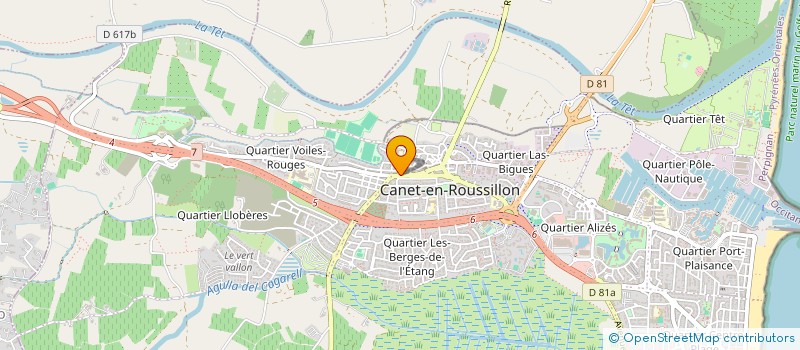 localisation de l'entreprise SARL L EDEN à CANET-EN-ROUSSILLON