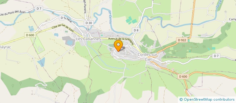 localisation de l'entreprise SARL   L'EL DEL PAIS  CORDES-SUR-CIEL