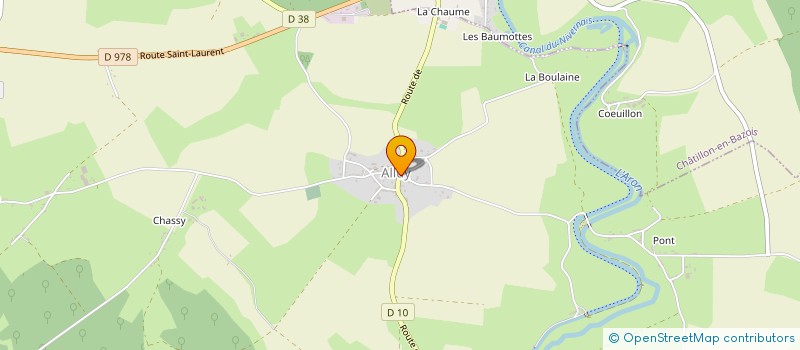 localisation de l'entreprise SARL L'EMBUSCADE  AUNAY-EN-BAZOIS