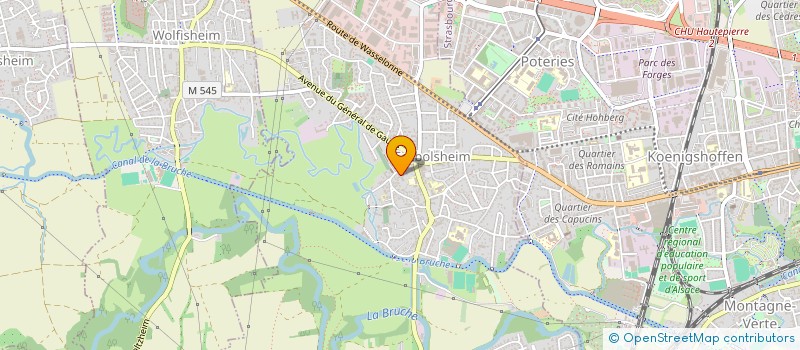 localisation de l'entreprise SARL L ENCADR HEURE  ECKBOLSHEIM