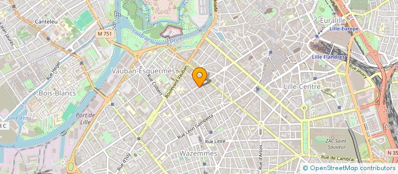 localisation de l'entreprise SARL L ENCADREMENT à LILLE