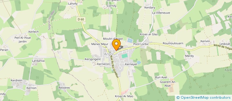 localisation de l'entreprise SARL L ENCLOS à ARGOL