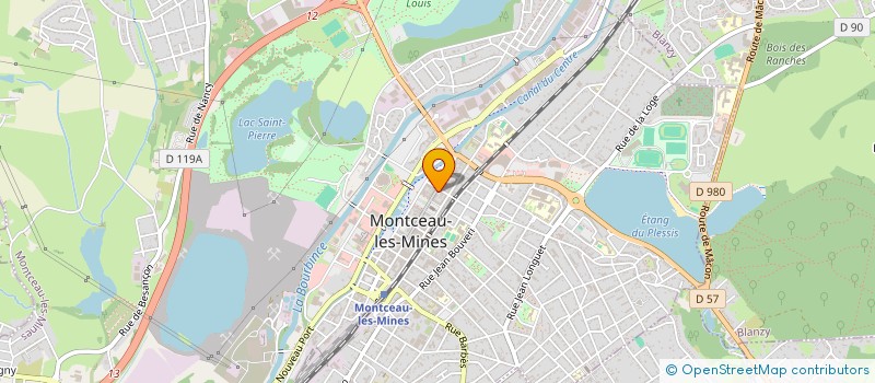 localisation de l'entreprise SARL L'ENCRIER à MONTCEAU-LES-MINES