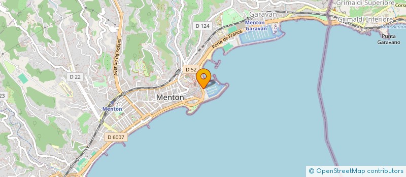localisation de l'entreprise SARL L'ENDROIT à MENTON