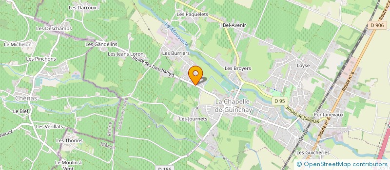 localisation de l'entreprise SARL L'ENTRE-COTE  CHAINTRE