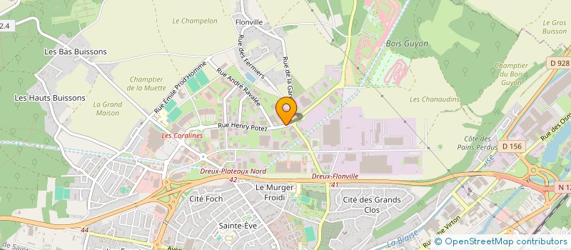 localisation de l'entreprise SARL L'ENTRETIEN à DREUX