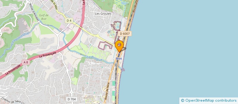 localisation de l'entreprise SARL L'EPAULARD à ANTIBES