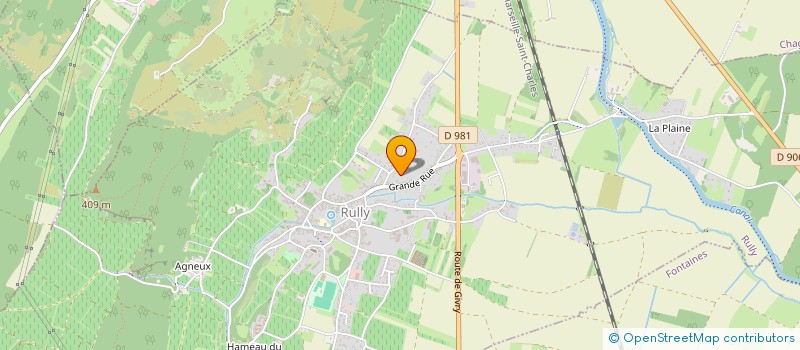 localisation de l'entreprise SARL L' EPHEMERE DE BOURGOGNE à RULLY