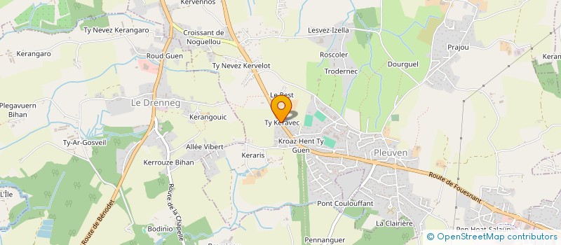 localisation de l'entreprise SARL L'EPI D'OR  PLEUVEN