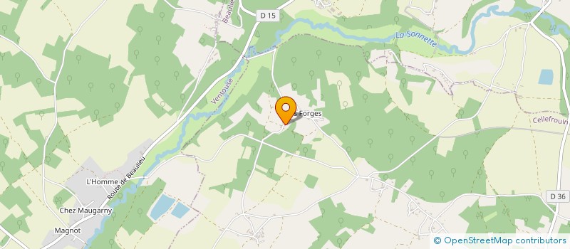 localisation de l'entreprise SARL L'EPI RUELLOIS  CELLEFROUIN