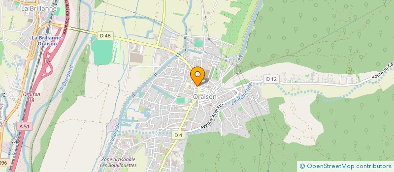 localisation de l'entreprise SARL L'EPICURIEN à ORAISON