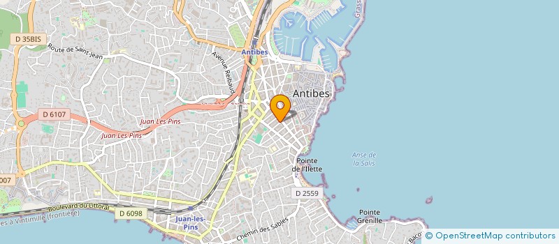 localisation de l'entreprise SARL L'EPINGLE A LINGE à ANTIBES