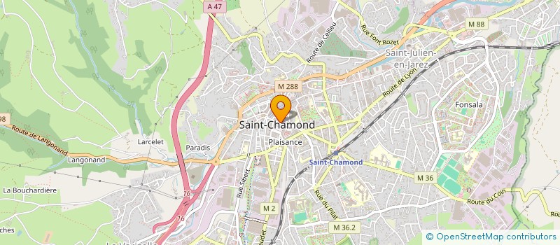 localisation de l'entreprise SARL L'EPOQUE à SAINT-CHAMOND