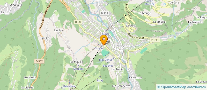 localisation de l'entreprise SARL L'EQUIPE à MORZINE