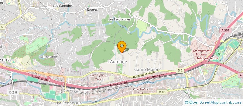 localisation de l'entreprise SARL L'EQUIPEMENT HOTELIER PHOCEEN  AUBAGNE