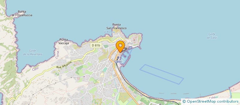 localisation de l'entreprise SARL L'ESCALE à CALVI
