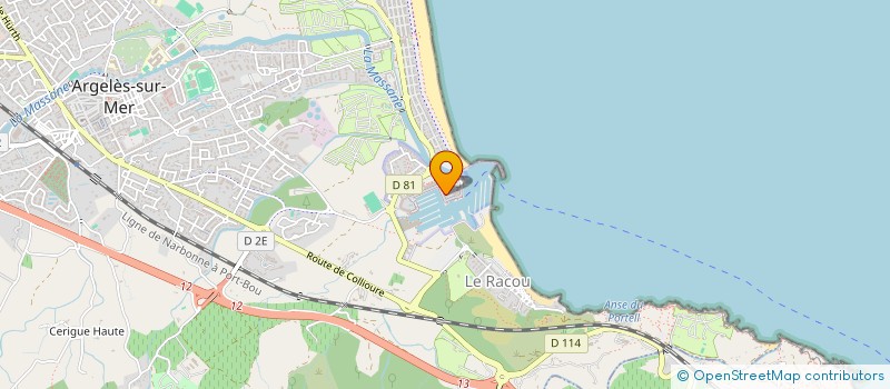 localisation de l'entreprise SARL L'ESCALE à ARGELES-SUR-MER