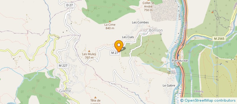 localisation de l'entreprise SARL L ESCAPADE à REVEST-LES-ROCHES